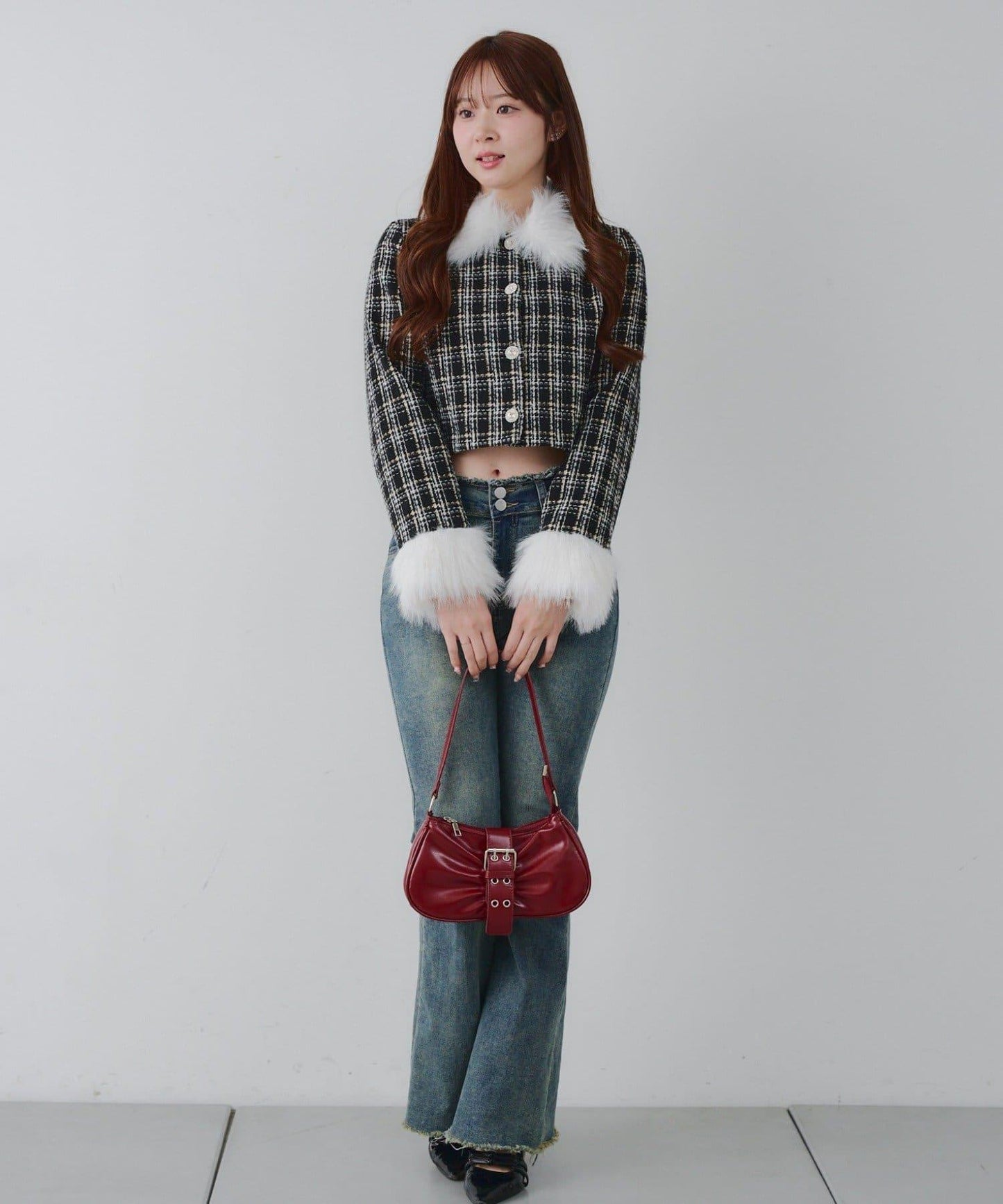 【Holiday collection】粗花呢夾克