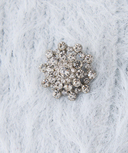 【Twinkle Collection】鑲嵌寶石羽毛針織套裝