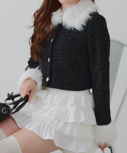 【Holiday collection】粗花呢夾克