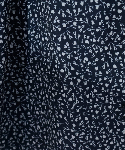 【natural couture】翻領袖口抽褶襯衫