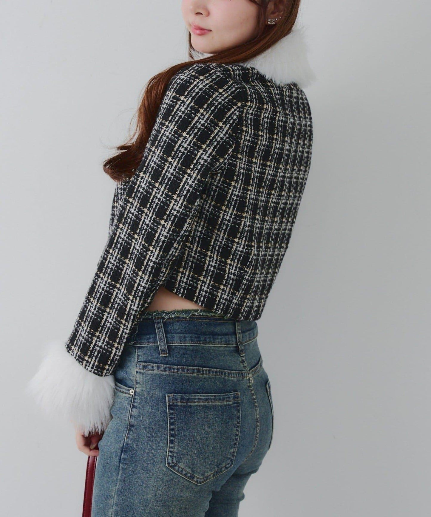 【Holiday collection】粗花呢夾克