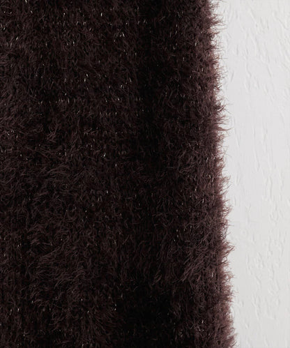 亮片羽毛修身半身裙