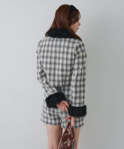 【Holiday collection】粗花呢夾克