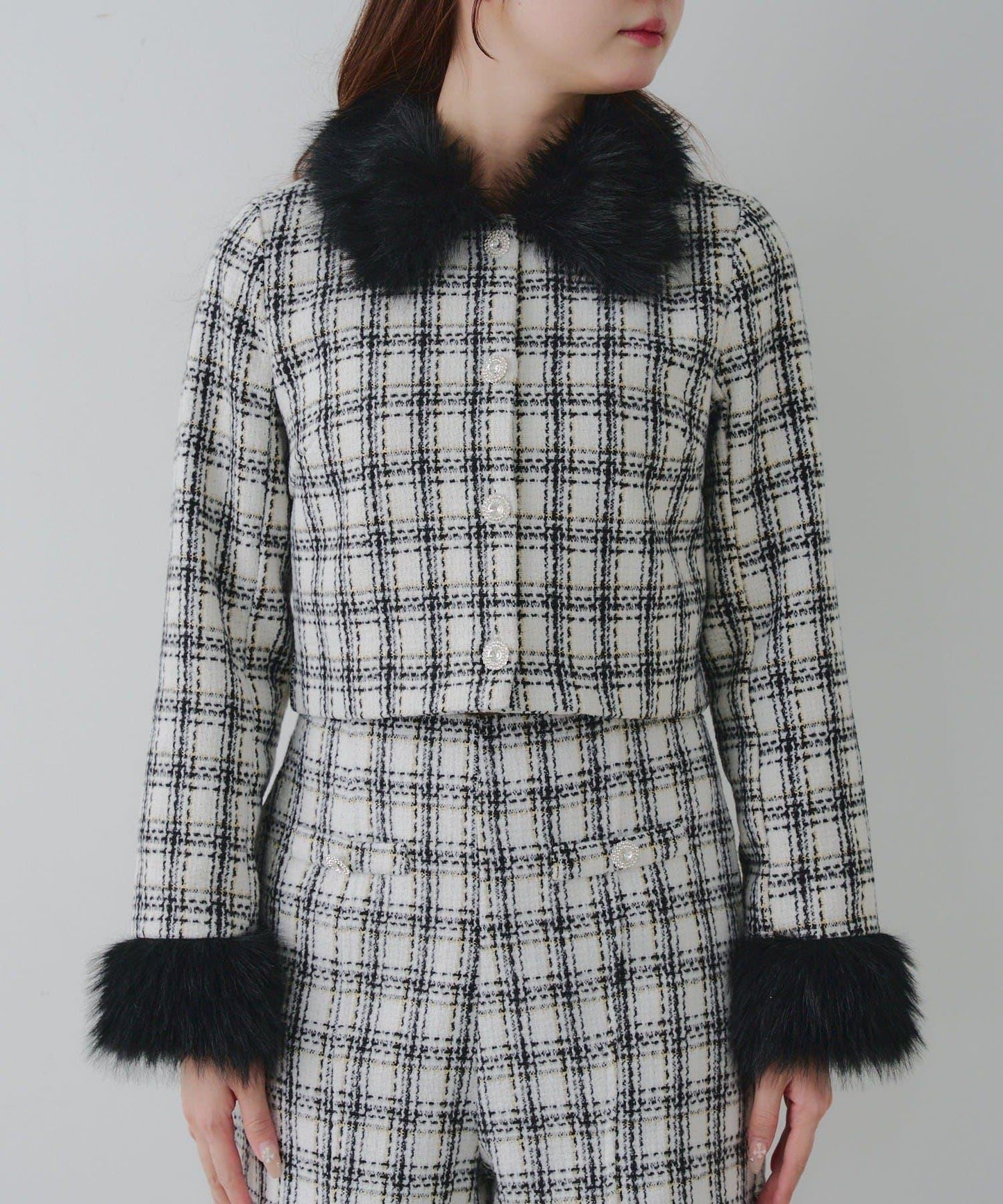 【Holiday collection】粗花呢夾克