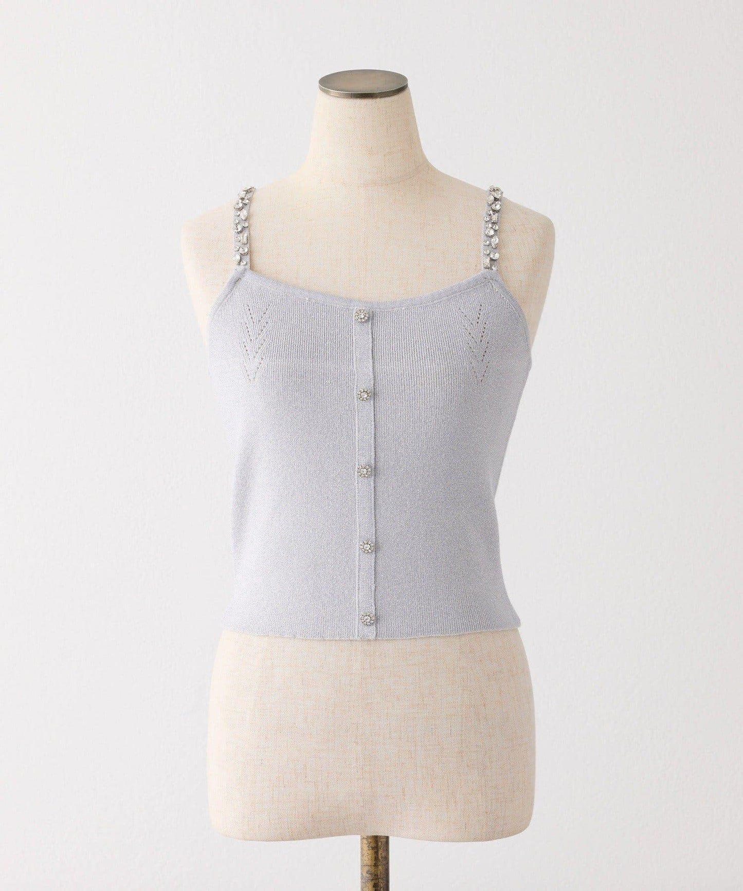 【Twinkle Collection】袖部毛絨短外套+亮片吊帶上衣套裝