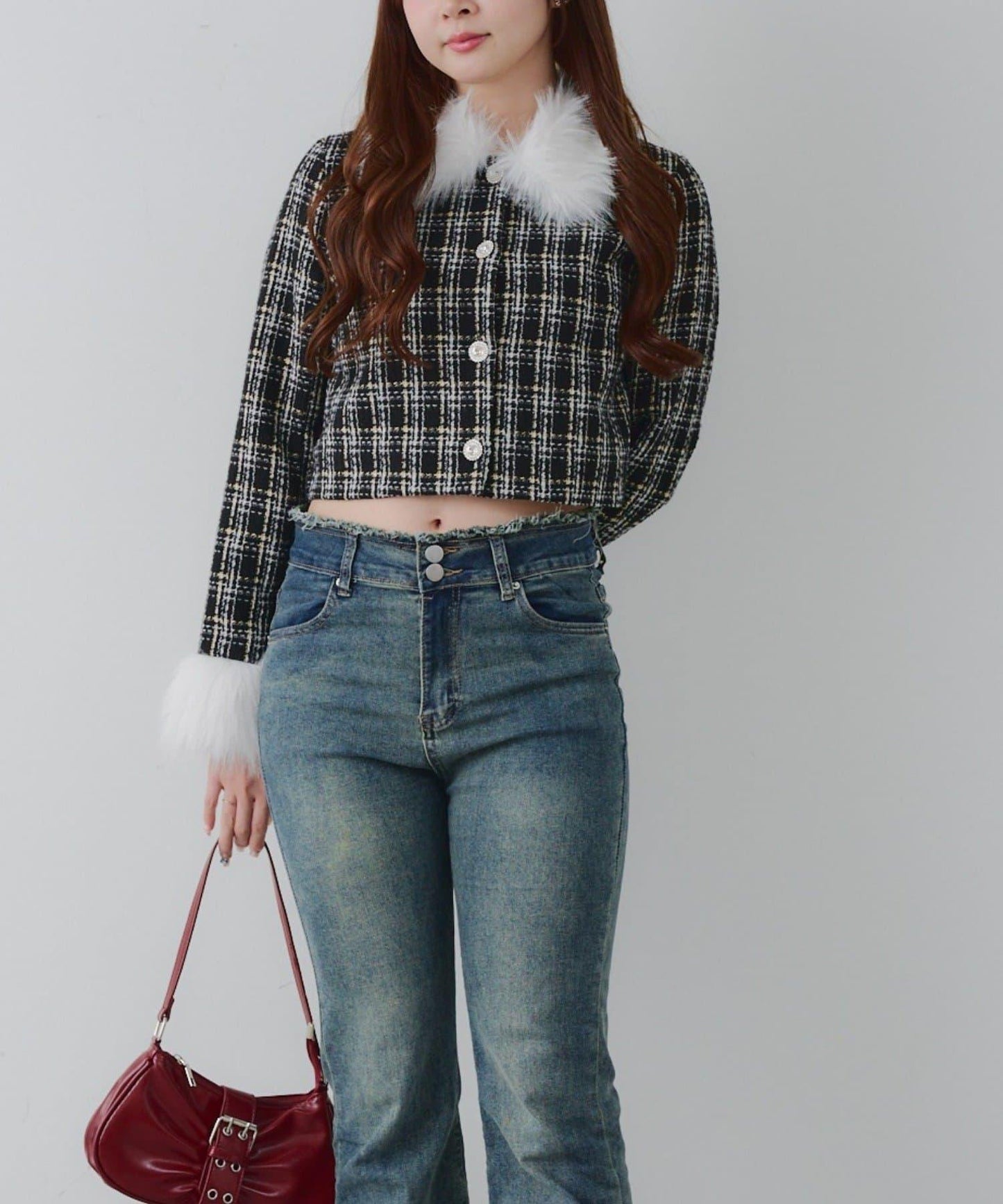 【Holiday collection】粗花呢夾克