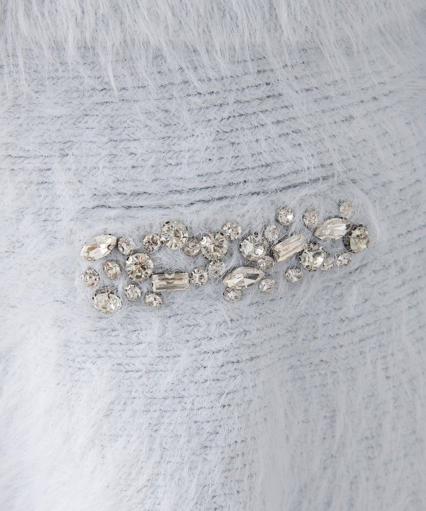 【Twinkle Collection】鑲嵌寶石羽毛針織套裝