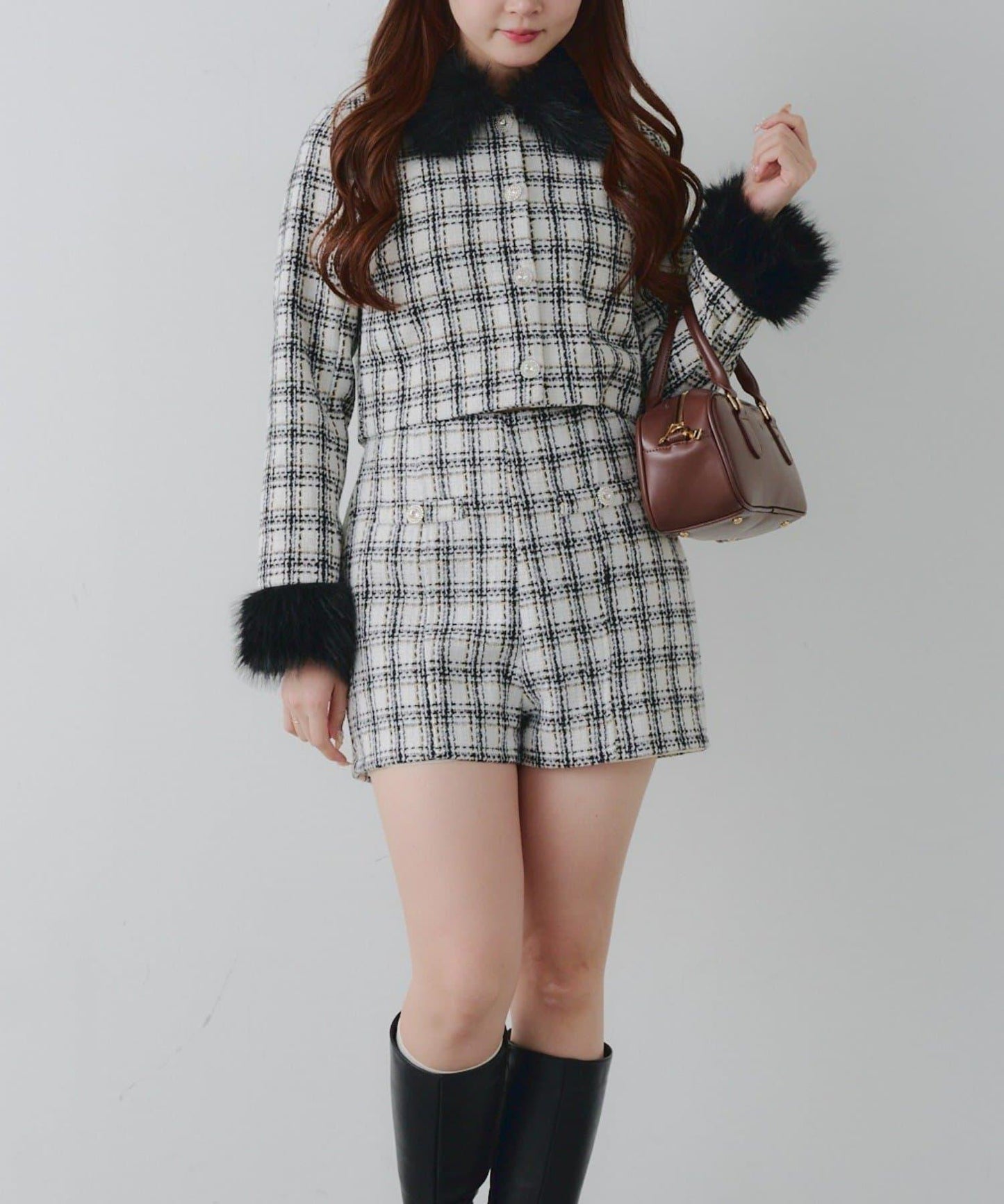 【Holiday collection】粗花呢夾克