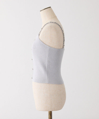 【Twinkle Collection】袖部毛絨短外套+亮片吊帶上衣套裝