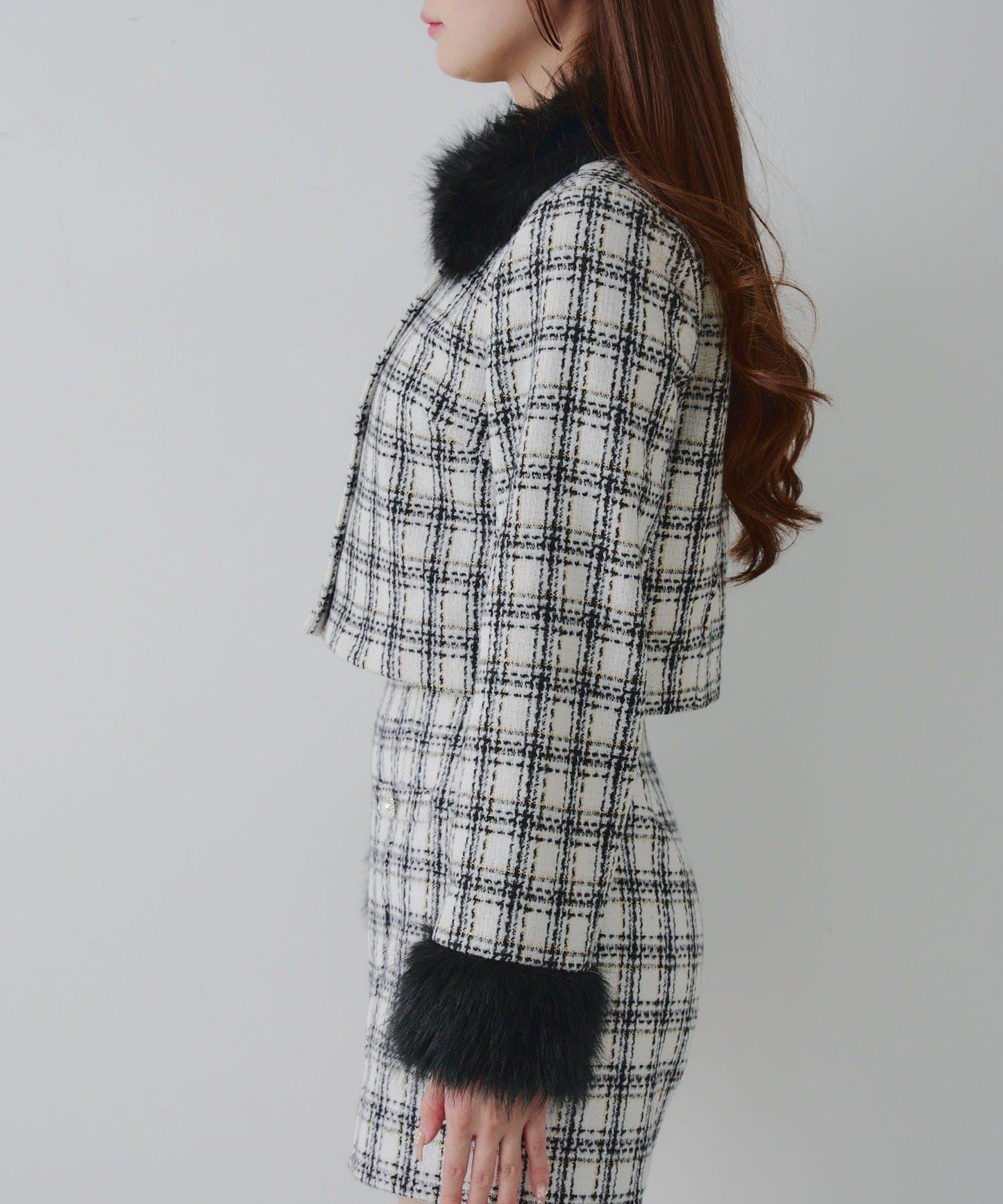 【Holiday collection】粗花呢夾克