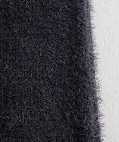 亮片羽毛修身半身裙