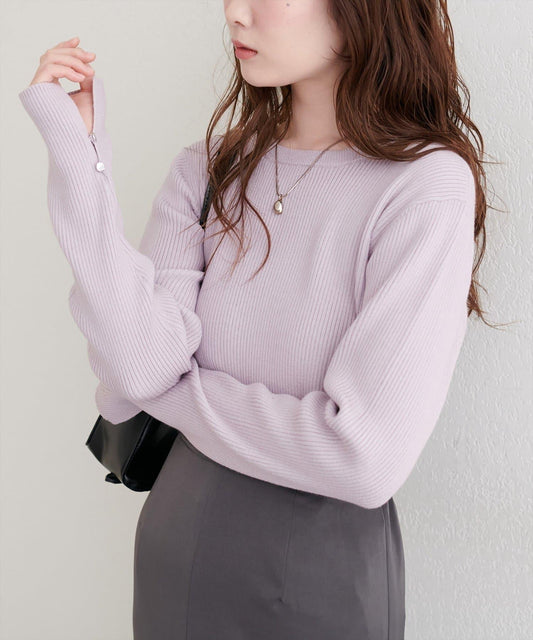 帶蝴蝶結多穿法針織衫