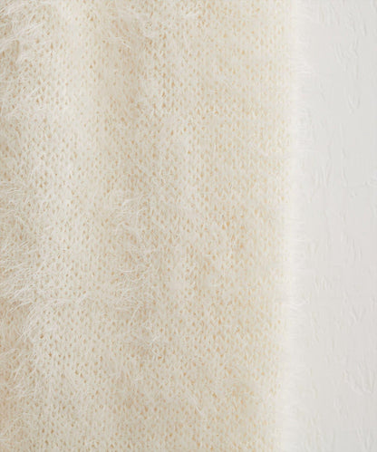 亮片羽毛修身半身裙