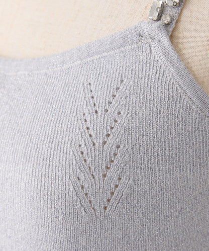 【Twinkle Collection】袖部毛絨短外套+亮片吊帶上衣套裝