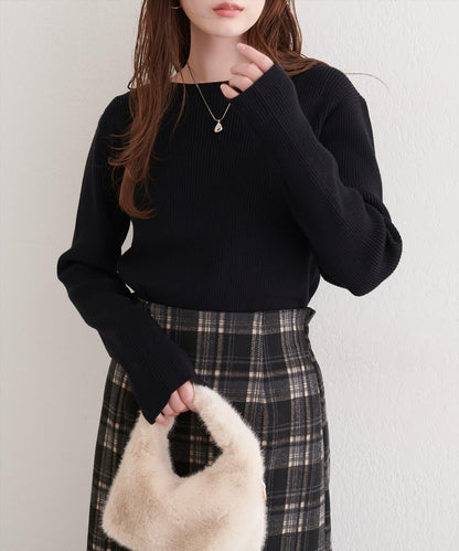 帶蝴蝶結多穿法針織衫