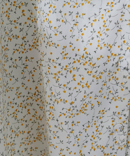 【natural couture】翻領袖口抽褶襯衫