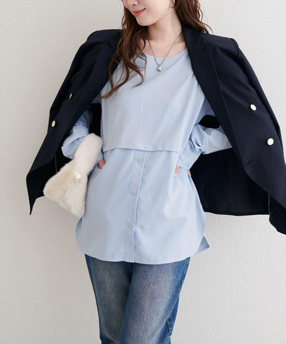 層疊風格內搭T恤