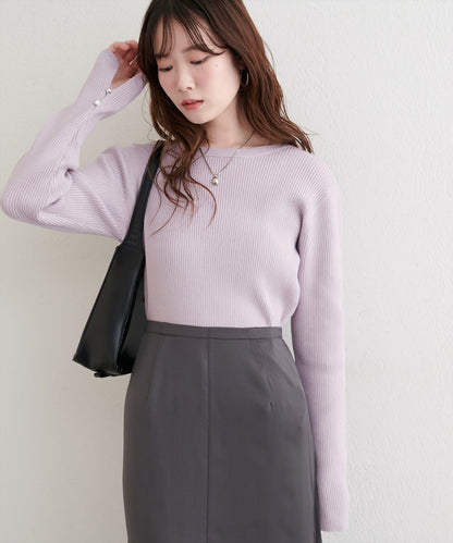 帶蝴蝶結多穿法針織衫