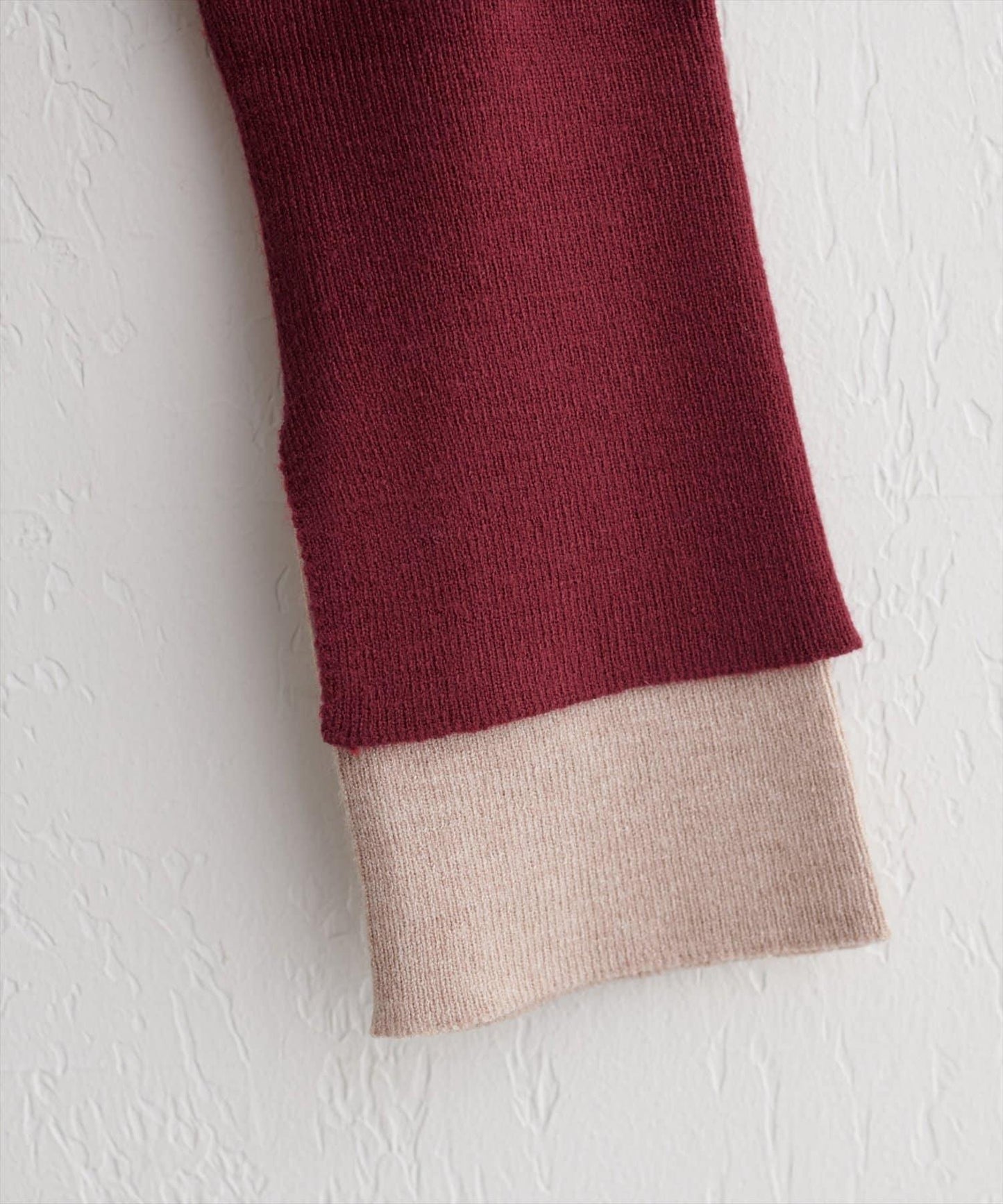 袖口拼接針織衫