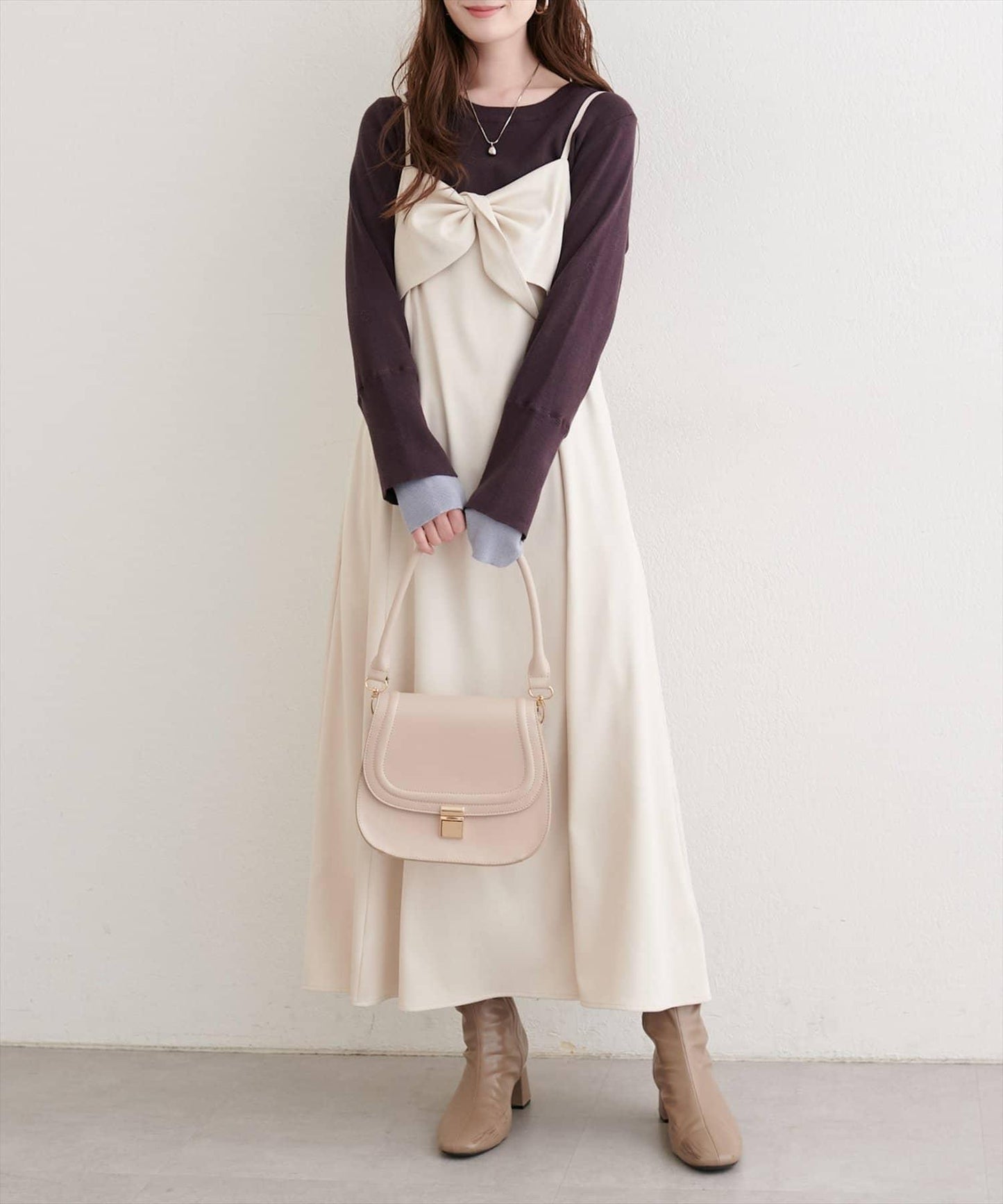 袖口拼接針織衫