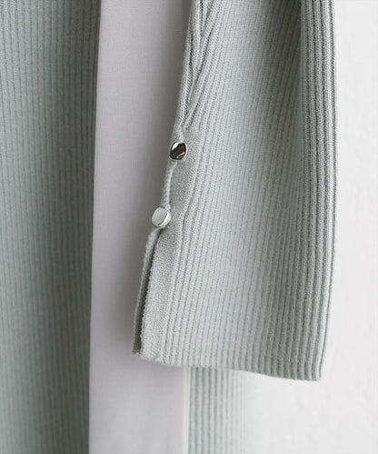 帶蝴蝶結多穿法針織衫