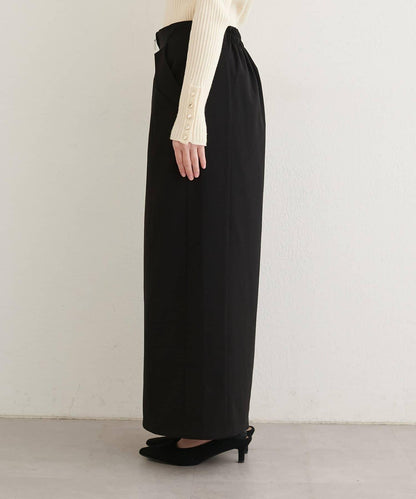 【natural couture】翻蓋口袋拉鍊半身裙