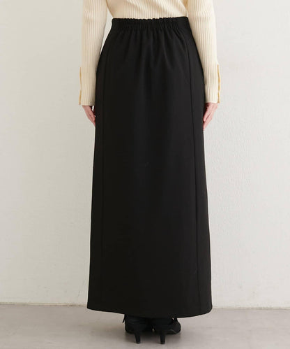 【natural couture】翻蓋口袋拉鍊半身裙