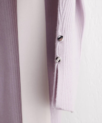 帶蝴蝶結多穿法針織衫