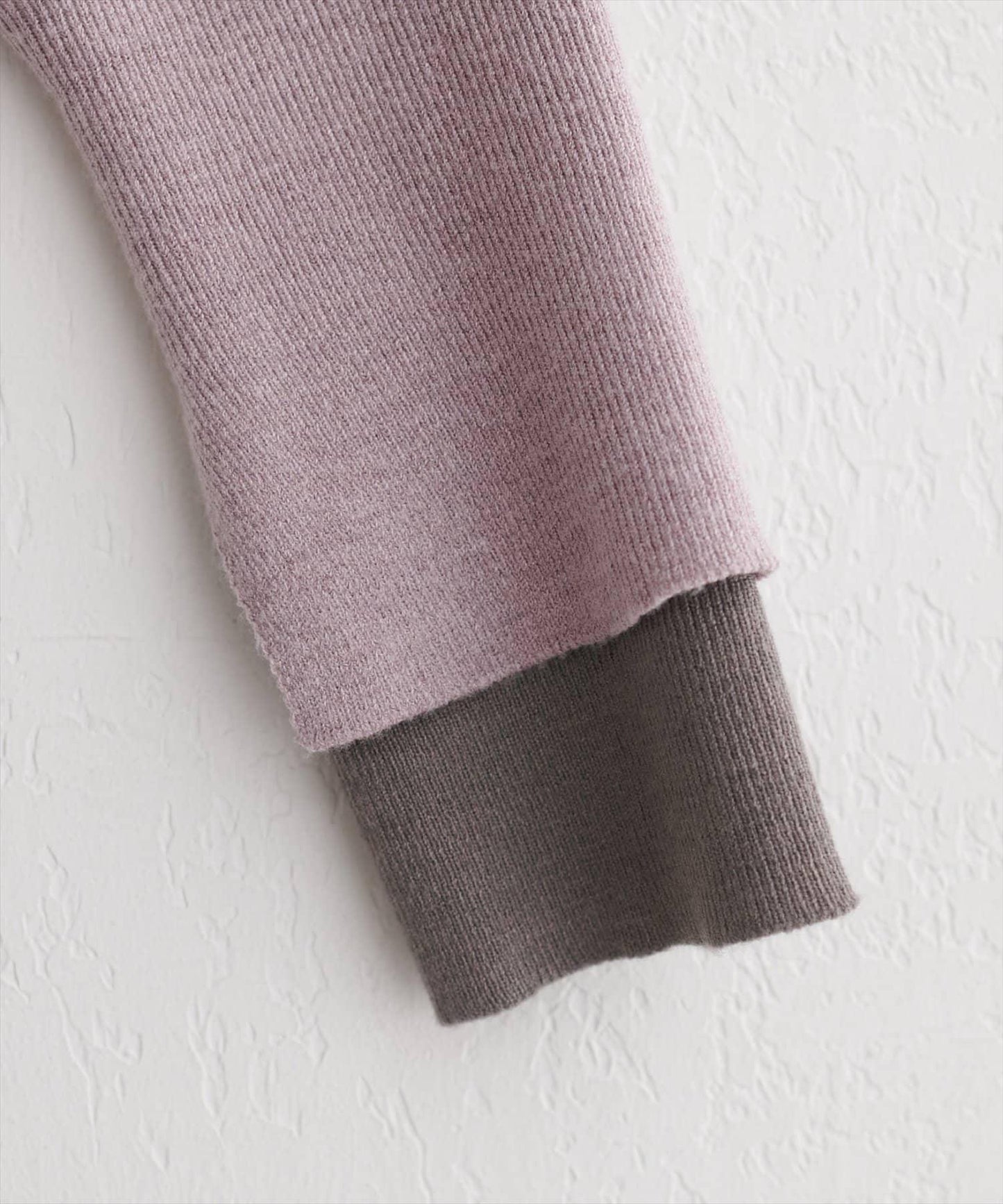 袖口拼接針織衫