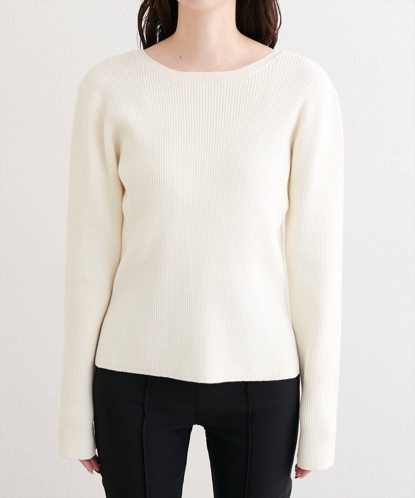 帶蝴蝶結多穿法針織衫