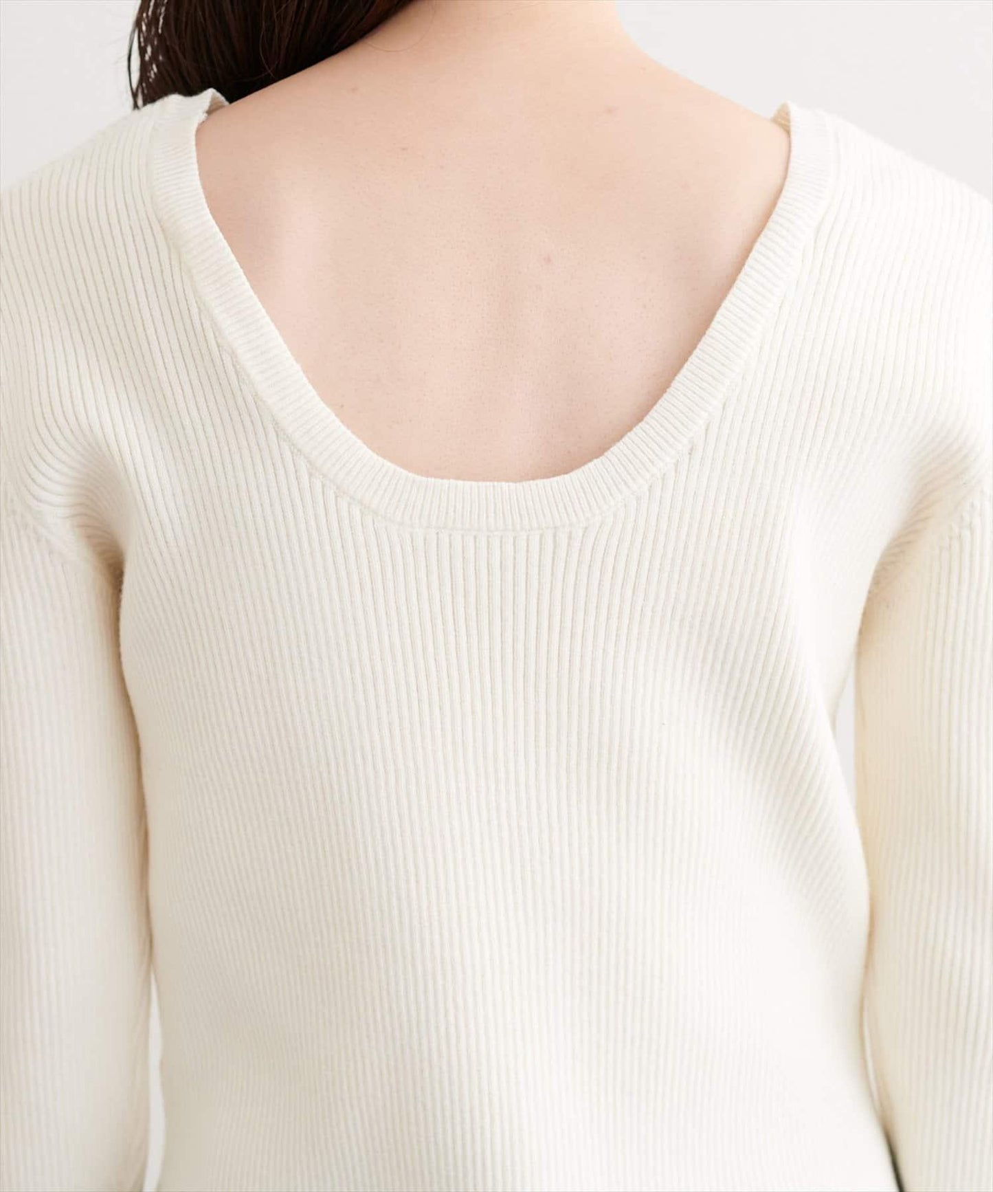 帶蝴蝶結多穿法針織衫