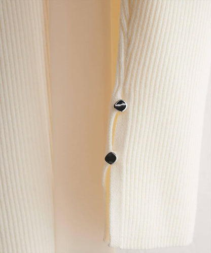 帶蝴蝶結多穿法針織衫