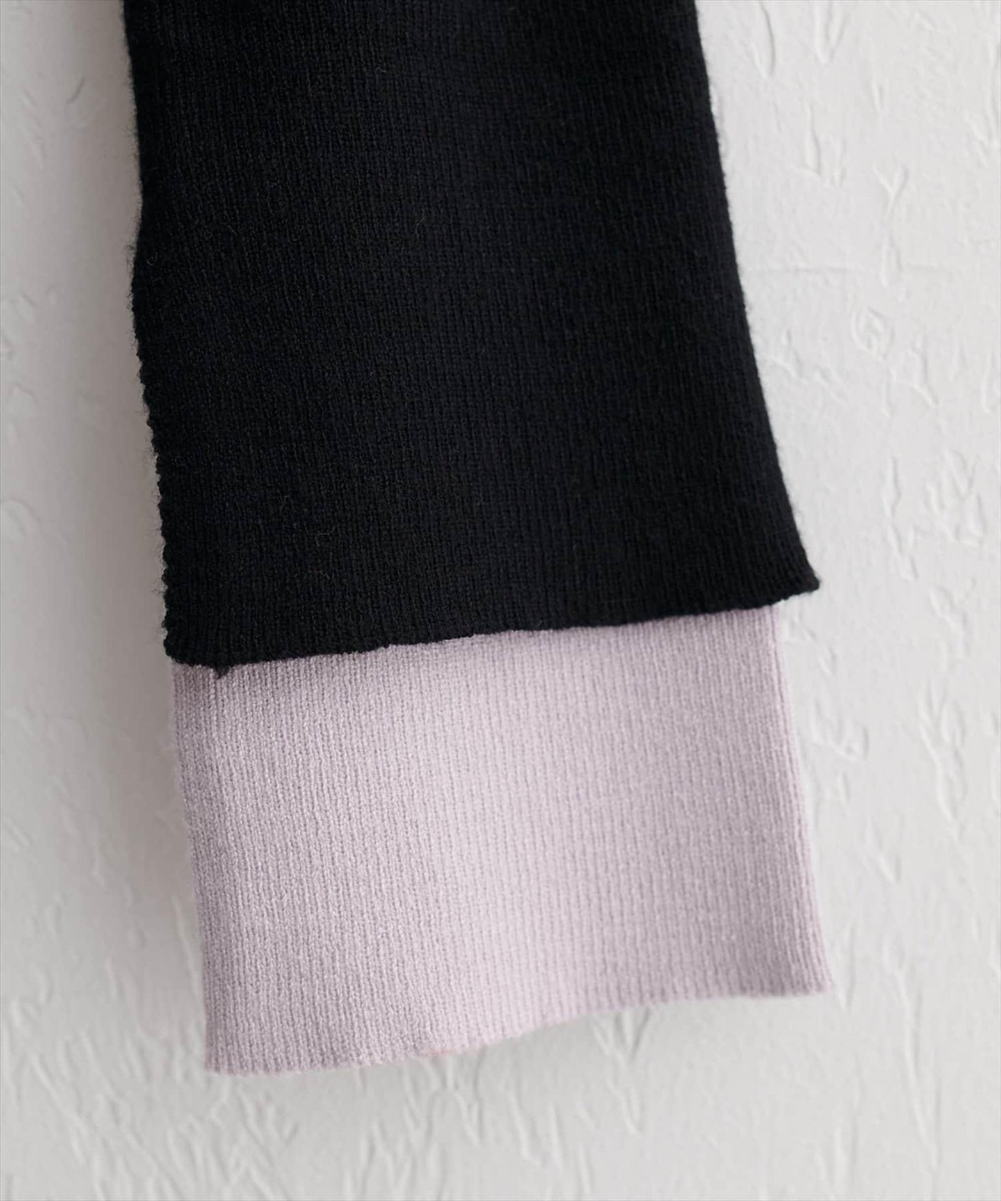 袖口拼接針織衫