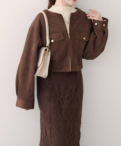 【Every very】仿麂皮夾克