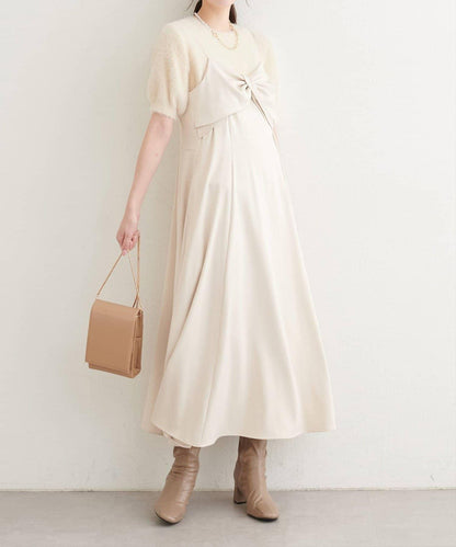 羽毛紗短袖針織套頭衫