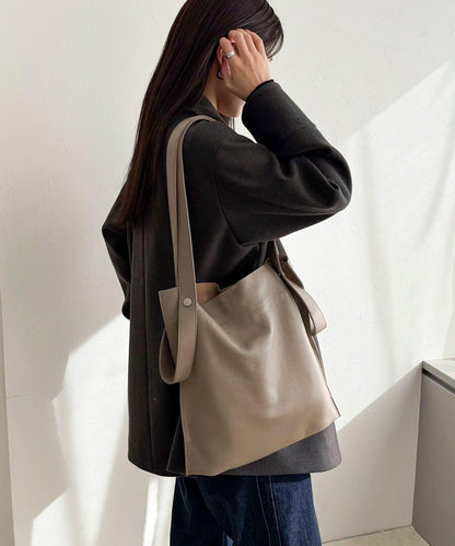 【BEAURE/ビュレ】2WAY手柄真皮托特包