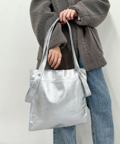 【BEAURE/ビュレ】2WAY手柄真皮托特包