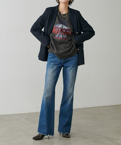 【LARUTA】圖案標誌加絨套頭衫