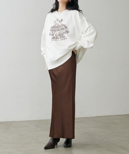 【LARUTA】圖案標誌加絨套頭衫