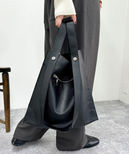 【BEAURE/ビュレ】2WAY手柄真皮托特包