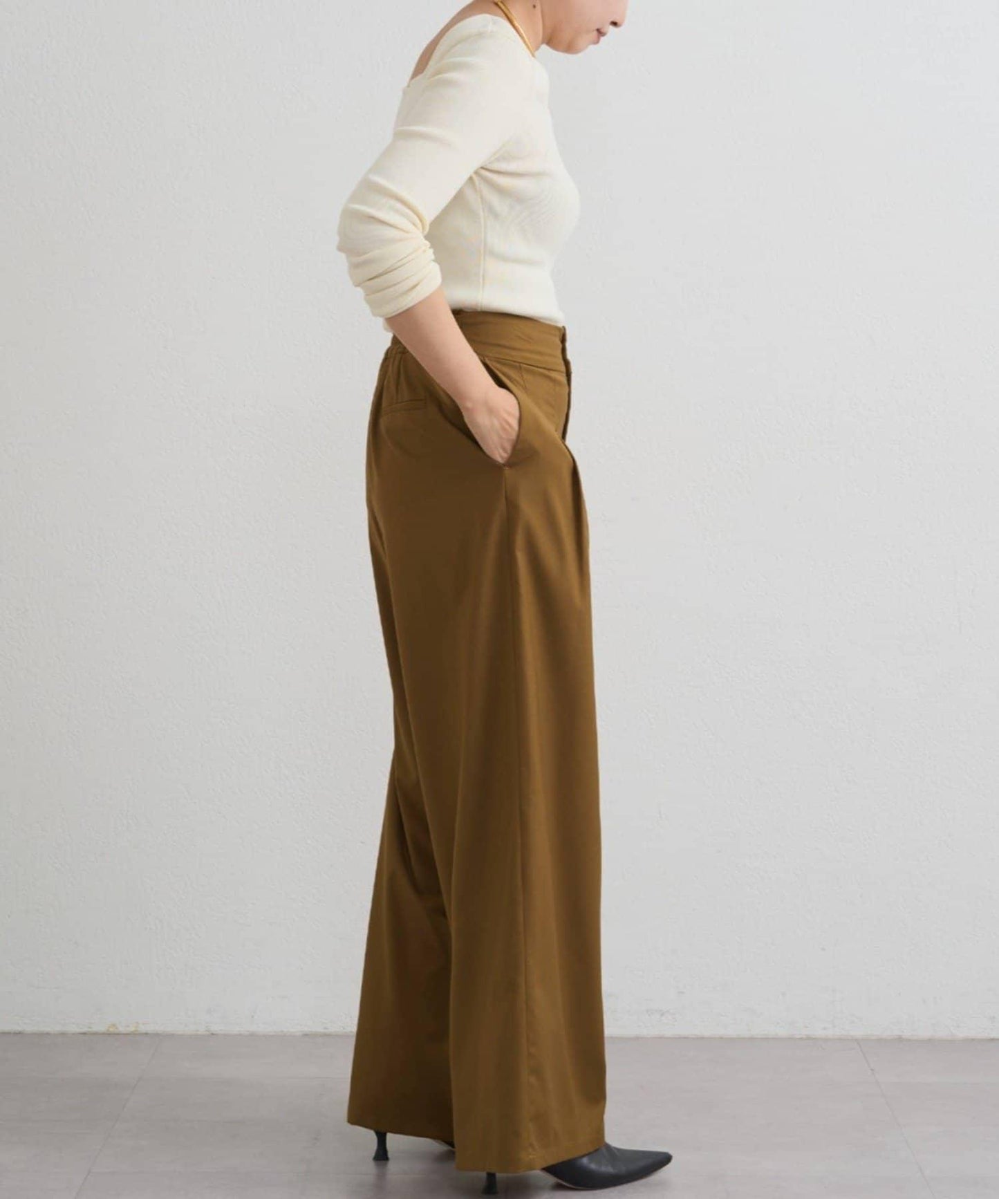 【earthy_】方領針織衫