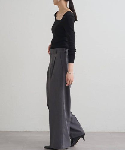 【earthy_】方領針織衫