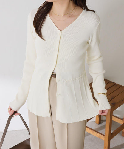 【塑形】羅紋荷葉邊開衫