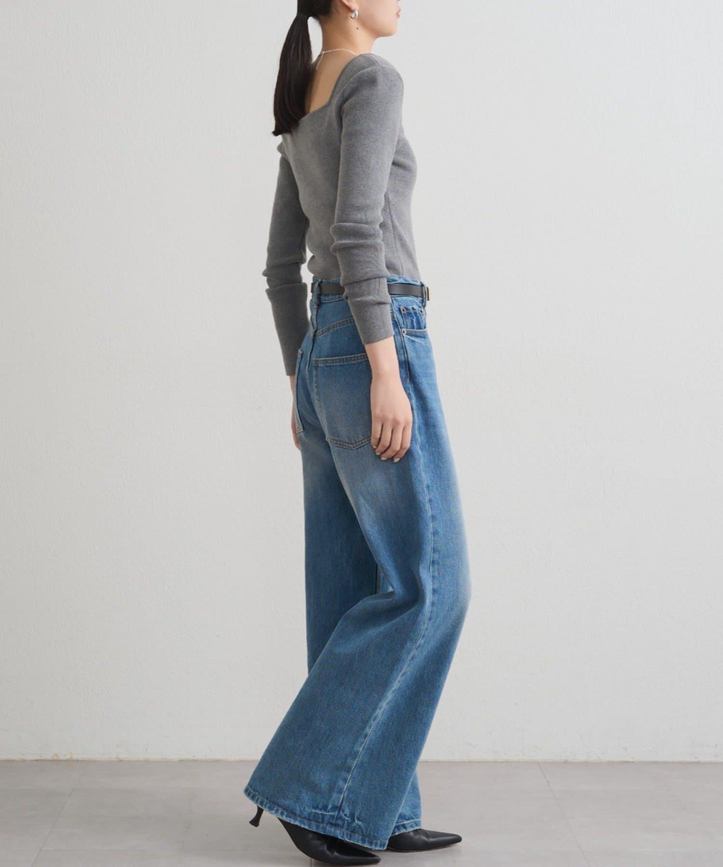 【earthy_】方領針織衫