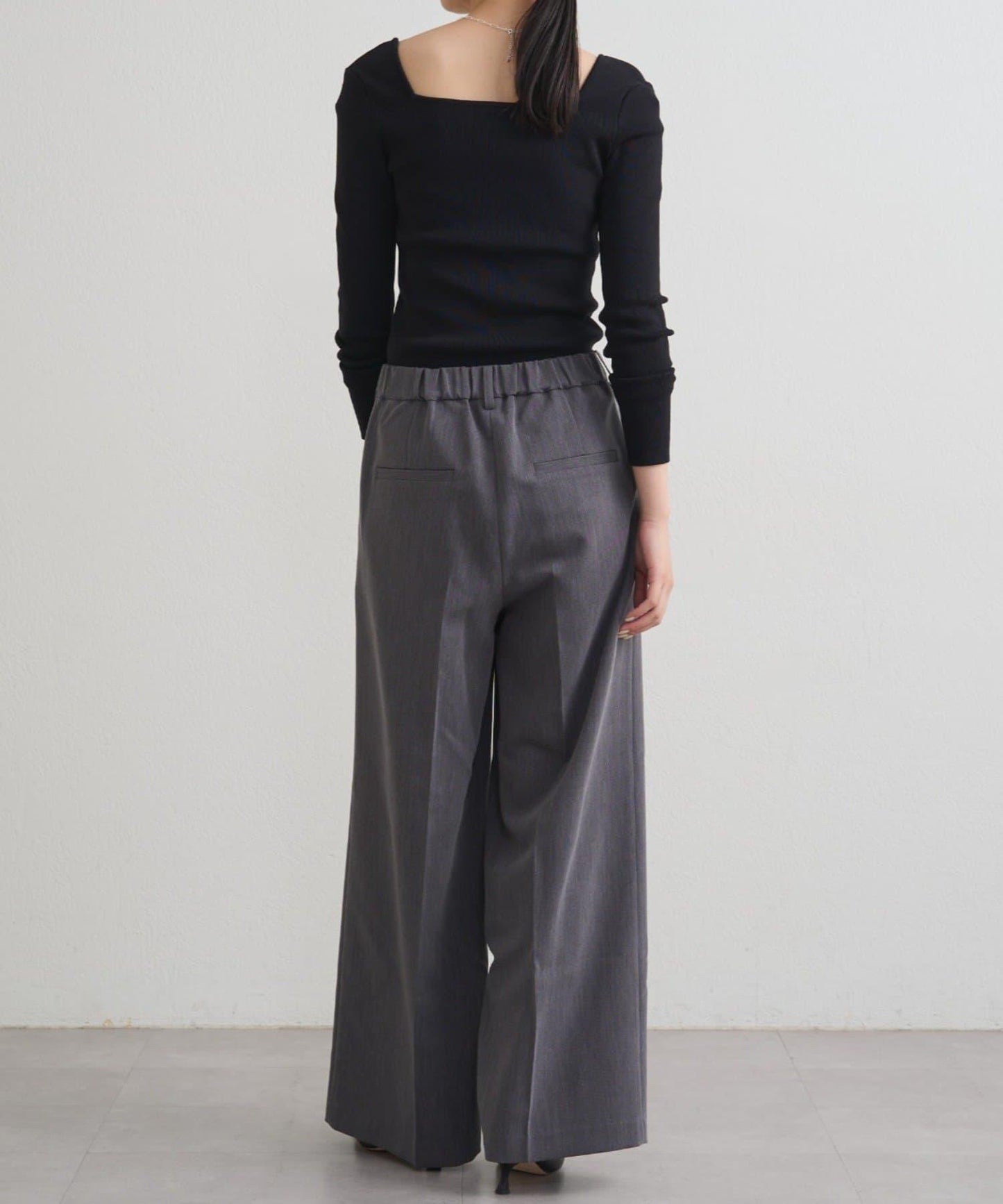 【earthy_】方領針織衫