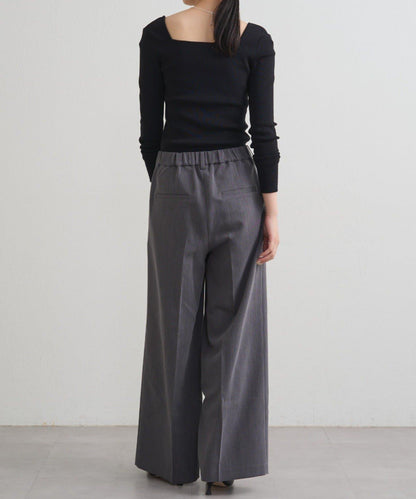 【earthy_】方領針織衫