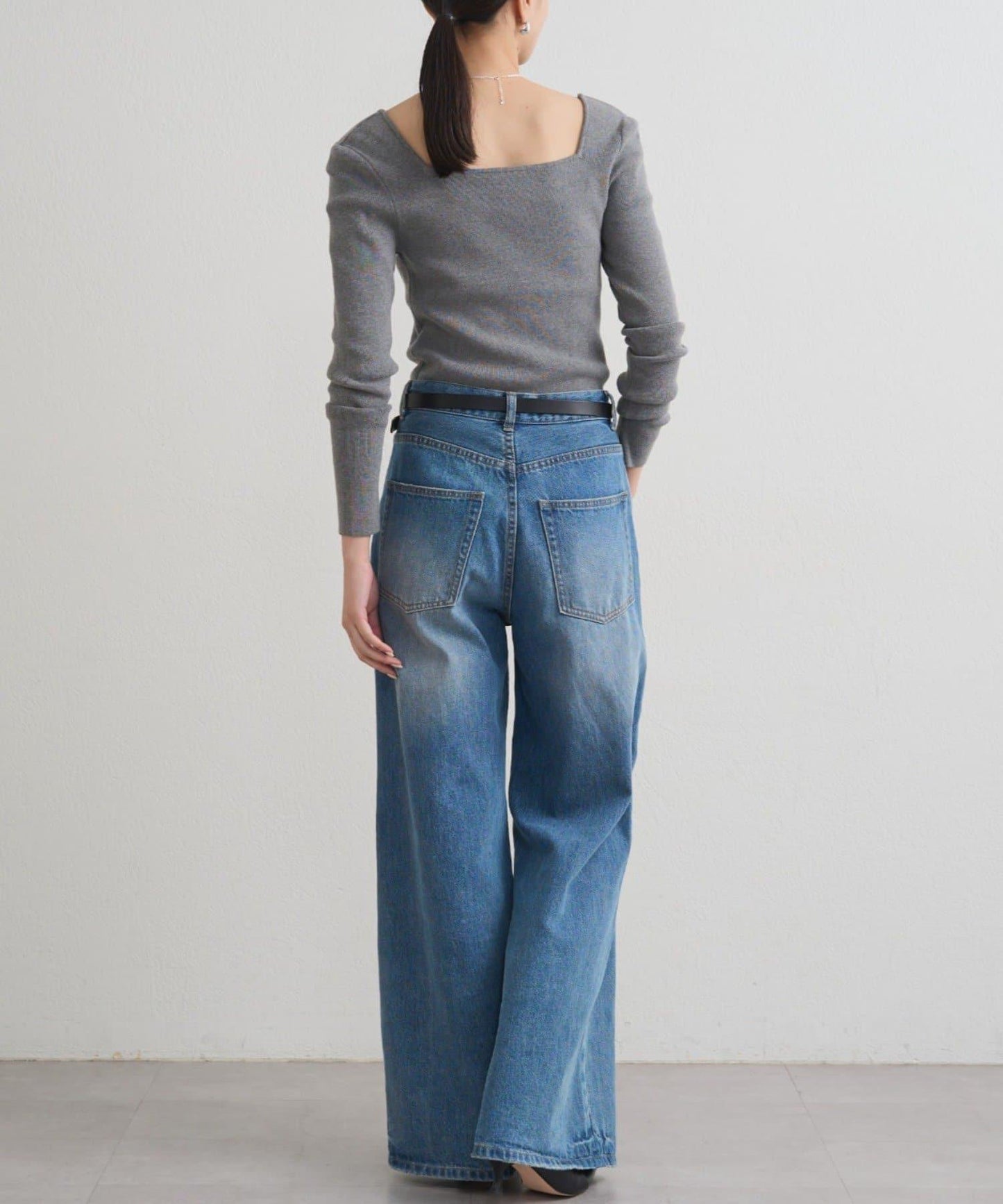 【earthy_】方領針織衫