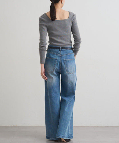 【earthy_】方領針織衫