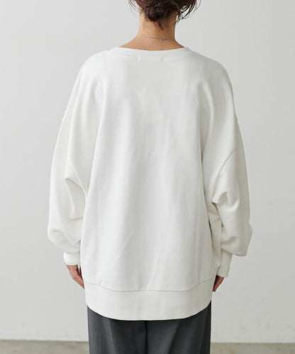 【LARUTA】圖案標誌加絨套頭衫