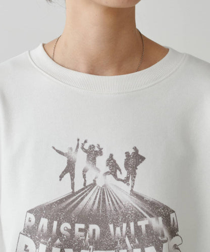 【LARUTA】圖案標誌加絨套頭衫